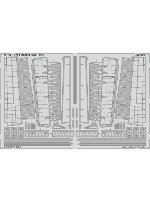 Eduard Accessories - FM-1 landing flaps TAMIYA