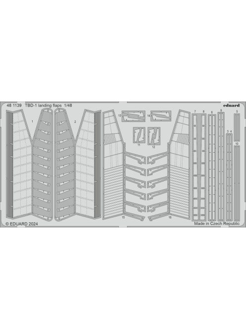 Eduard - TBD-1 landing flaps  HOBBY BOSS