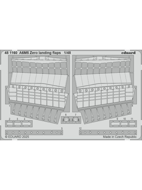 Eduard - A6M5 Zero landing flaps  FINE MOLDS