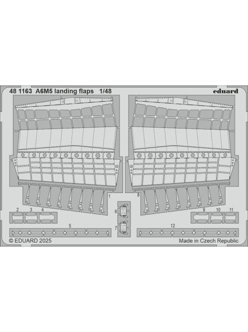 Eduard - A6M5 landing flaps  EDUARD