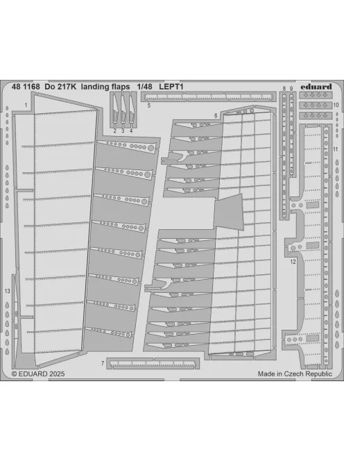 Eduard - Do 217K landing flaps  ICM