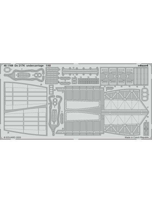 Eduard - Do 217K undercarriage  ICM