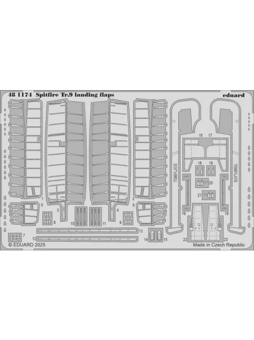 Eduard - Spitfire Tr.9 landing flaps  AIRFIX