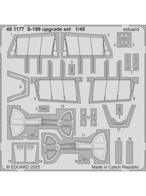 Eduard - S-199 upgrade set for Eduard