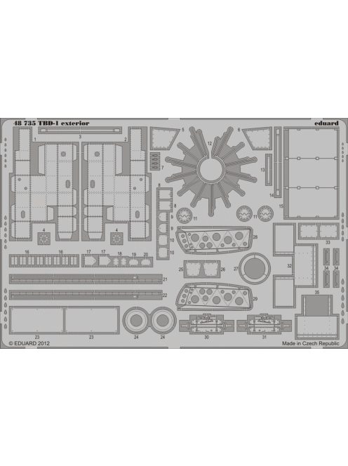Eduard - TBD-1 exterior for Great Wall Hobby 
