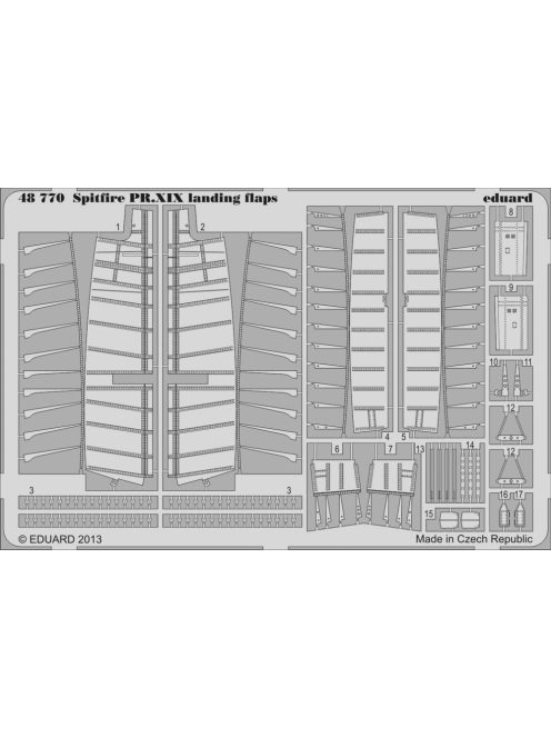 Eduard - Spitfire PR.XIX landing flaps for Airfix 