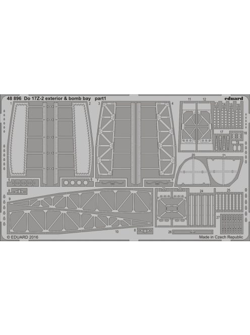 Eduard - Do 17Z-2 exterior &  bomb bay for ICM 