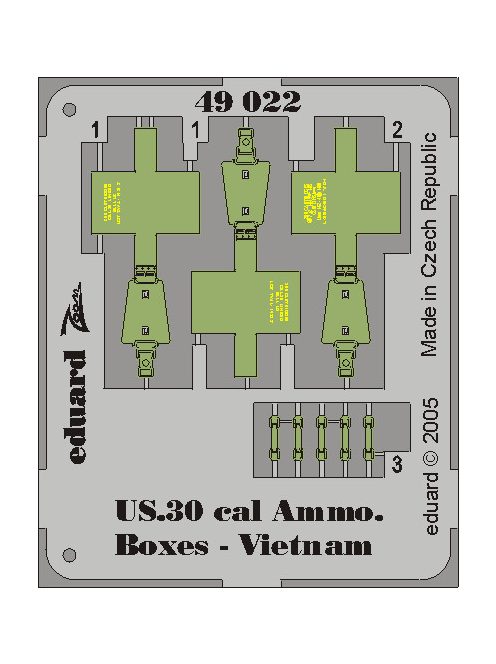 Eduard - US Cal.0.30 Ammo Boxes Vietnam