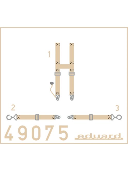 Eduard - SSW D.III seatbelts SUPERFABRIC f.Eduard 