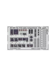 Eduard - He 111Z radio compartment for ICM kit