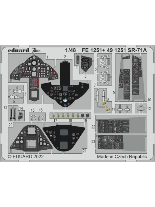 Eduard - Sr-71A Interior For Revell