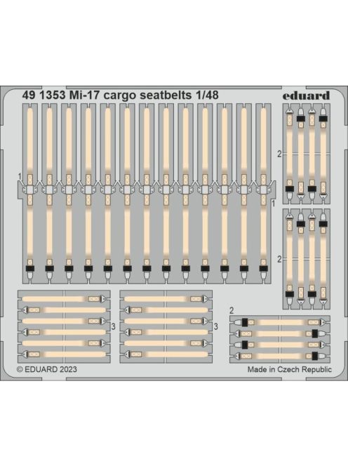 Eduard - Mi-17 cargo seatbelts 1/48 AMK