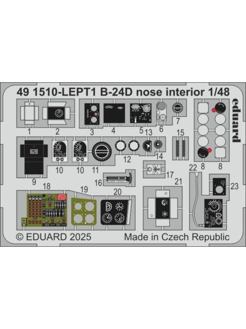Eduard - B-24D nose interior  HOBBY BOSS