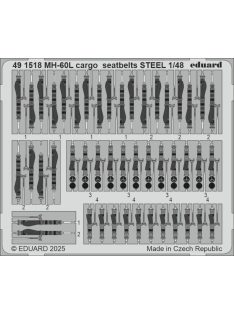 Eduard - MH-60L cargo seatbelts STEEL  ICM