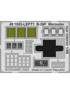 Eduard - B-26F Marauder rear interior  ICM