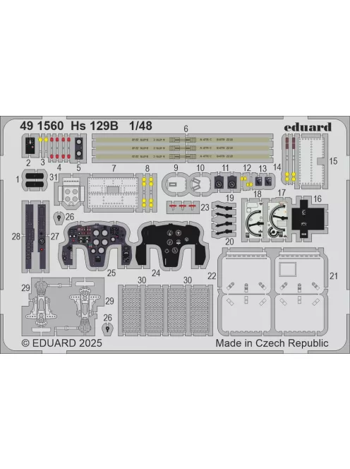 Eduard - Hs 129B for Takom