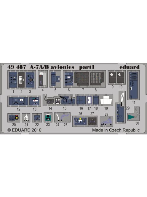 Eduard - A-7A/B avionics for Hobby Boss 
