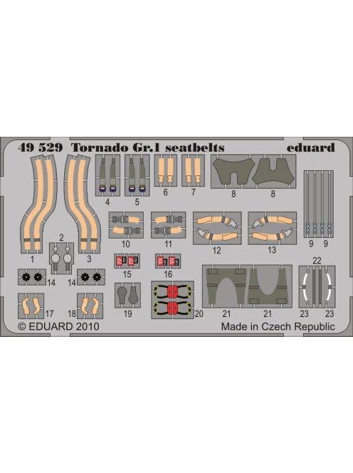 Eduard - Tornado Gr.1 seatbelts for Hobby Boss 