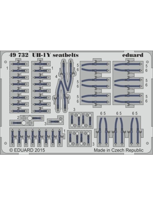 Eduard - UH-1Y seatbelts for Kitty Hawk 