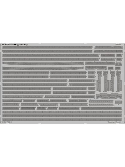 Eduard - Admiral Hipper railings for Trumpeter 