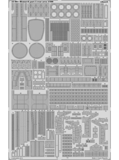 Eduard - Bismarck part 5 -rear area for TRU 