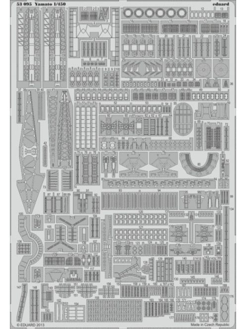 Eduard - Yamato 1/450 for Hasegawa 