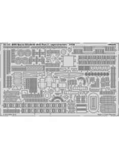   Eduard - HMS Queen Elizabeth 1943 pt3-superstruct for Trumpeter