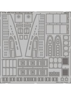 Eduard - DKM U-boat VIIc U-552 pt.3 hull body for Trumpeter