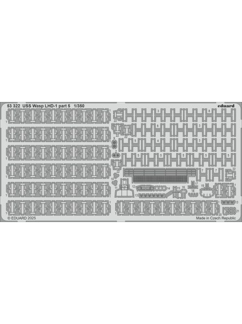 Eduard - USS Wasp LHD-1 part 5  TRUMPETER