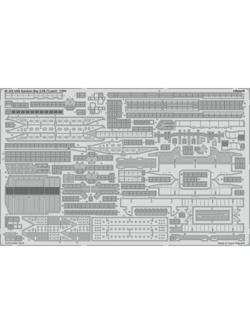 Eduard - USS Gambier Bay CVE-73 part 1  HASEGAWA