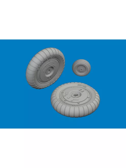 Eduard - Bf 109G-5/6 wheels for Airfix