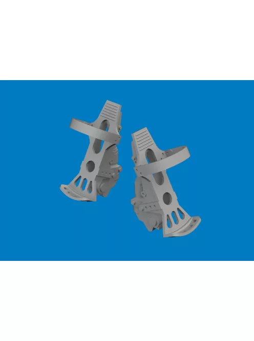 Eduard - Bf 109G-5/6 rudder pedals PRINT for Airfix