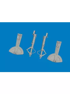 Eduard - Bf 109G undercarriage legs PRINT for Revell