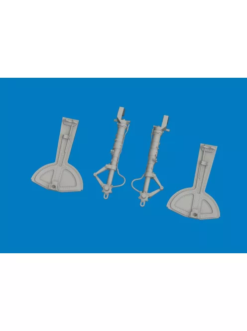 Eduard - Bf 109G undercarriage legs PRINT for Revell