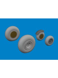 Eduard - B-24D wheels  HOBBY BOSS
