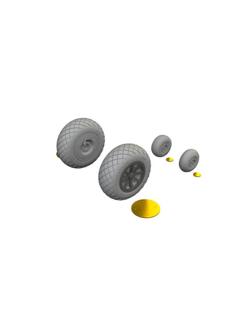 Eduard - P-40N wheels diamond tread  EDUARD