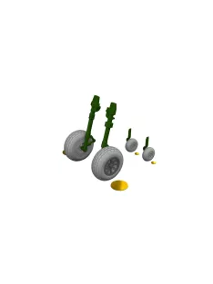 Eduard - P-40N wheels block tread  EDUARD