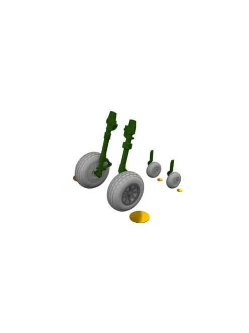 Eduard - P-40N wheels block tread  EDUARD