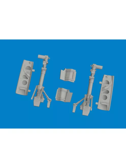 Eduard - P-40N undercarriage legs PRINT 1/48 for Eduard