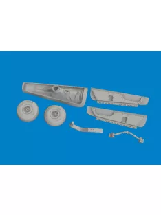 Eduard - P-40N tail wheel bay PRINT 1/48 for Eduard