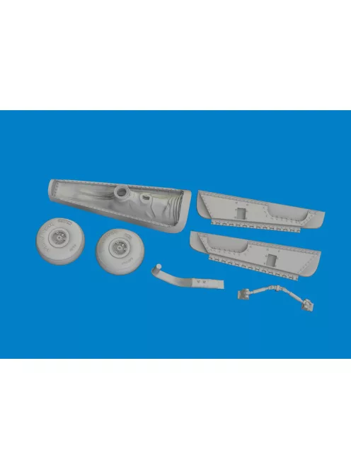 Eduard - P-40N tail wheel bay PRINT 1/48 for Eduard