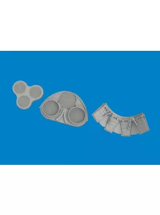 Eduard - P-40N radiators upgrade set PRINT 1/48 for Eduard