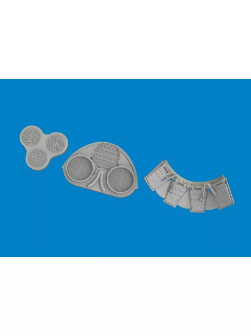 Eduard - P-40N radiators upgrade set PRINT 1/48 for Eduard