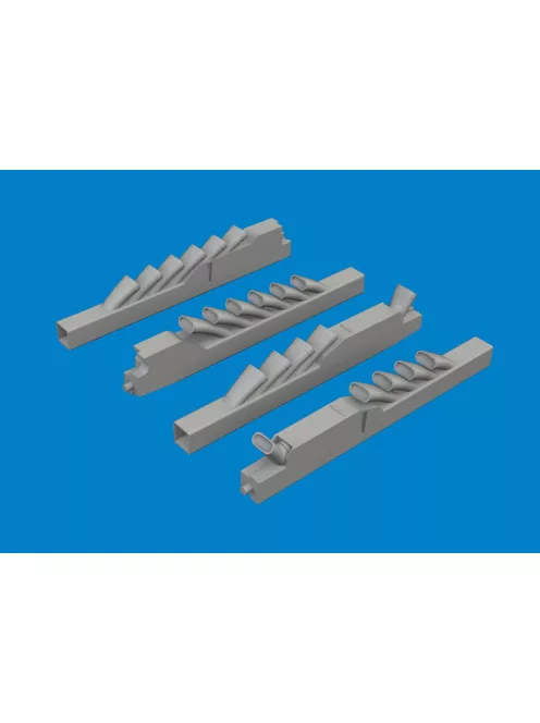 Eduard - Ju 88A exhaust stacks PRINT 1/48 for Eduard / ICM