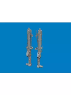 Eduard - P-47D undercarriage legs PRINT for Miniart