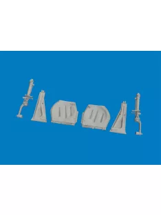 Eduard - P-51D undercarriage legs PRINT for Eduard
