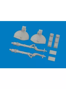 Eduard - A6M undercarriage legs PRINT for Eduard