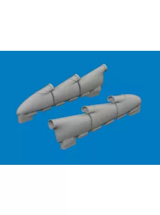 Eduard - Hurricane Mk.I exhaust rounded PRINT for Arma Hobby