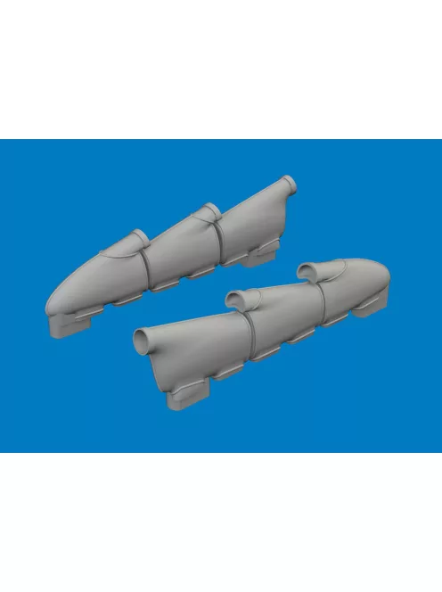 Eduard - Hurricane Mk.I exhaust rounded PRINT for Arma Hobby