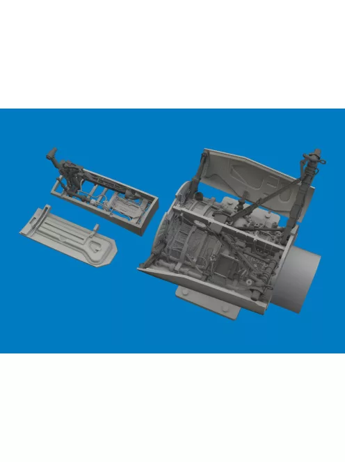 Eduard - F-16C wheel bays & legs heavyweight PRINT for Tamiya